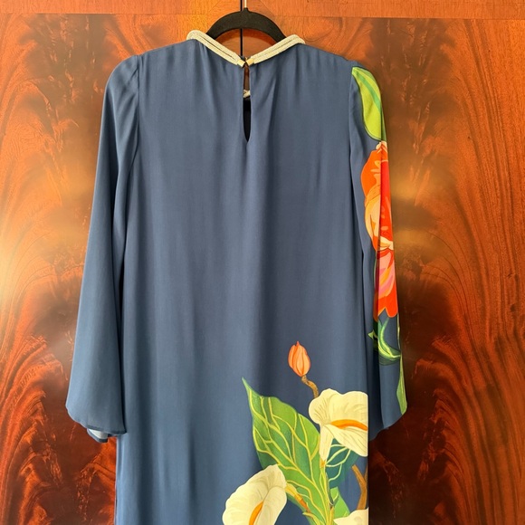 BORGO DE NOR Capucine Embellished Floral-Print Crepe de Chine Maxi Dress - Picture 10 of 16